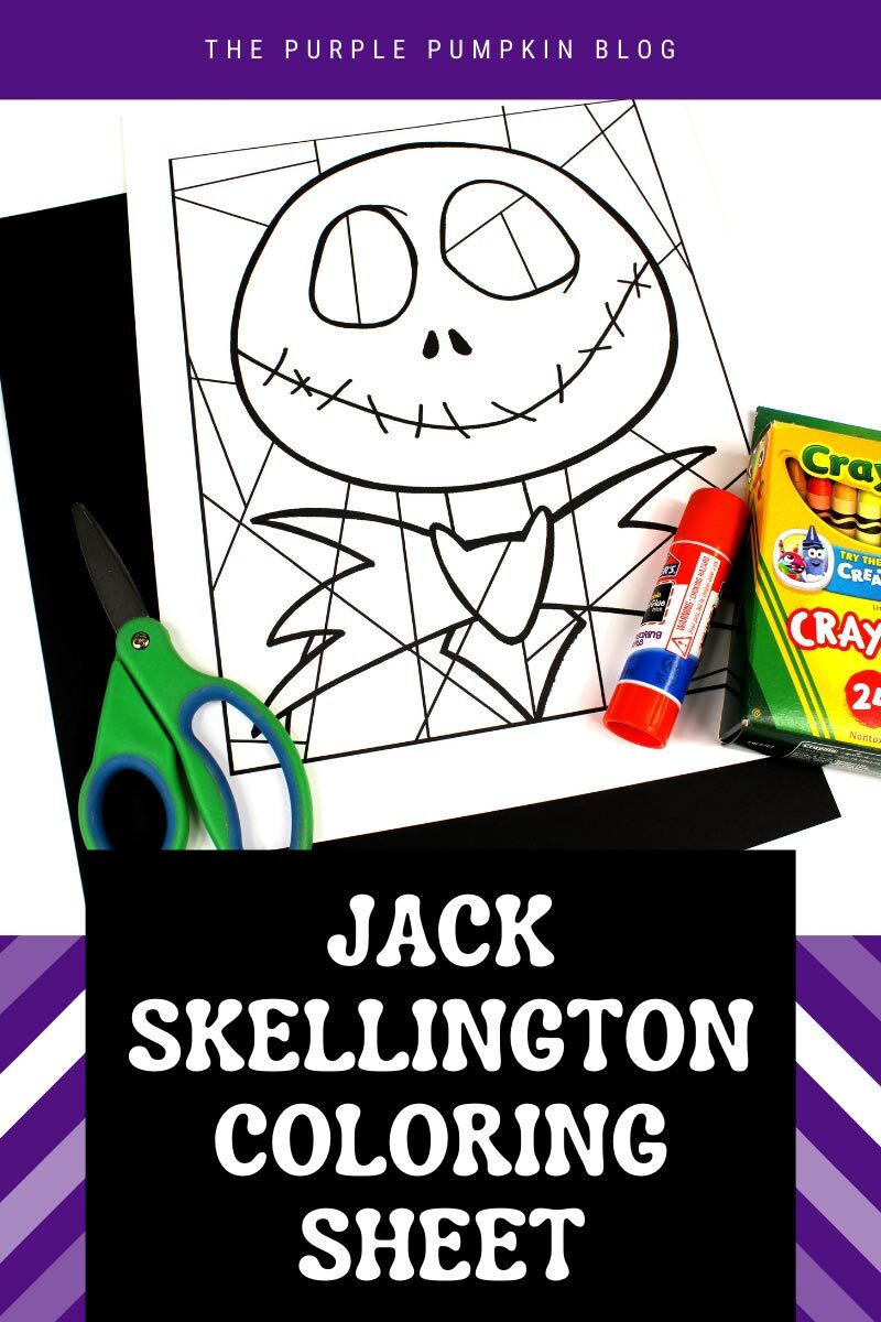 Jack Skellington Colouring Sheet