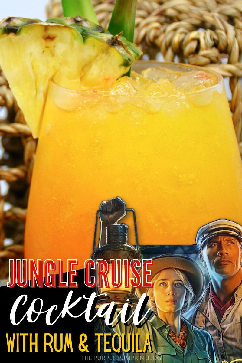 Jungle Cruise Cocktail with Rum & Tequila