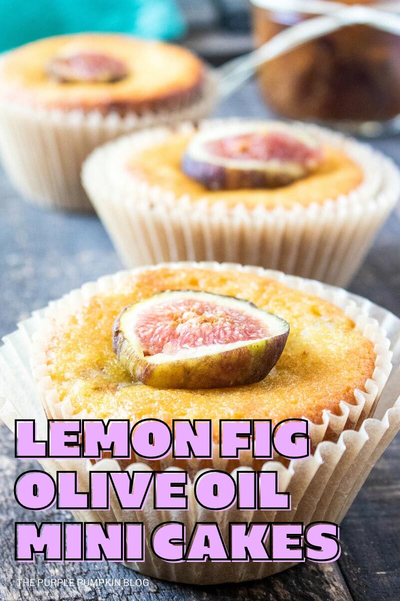 Lemon Fig Olive Oil Mini Cakes