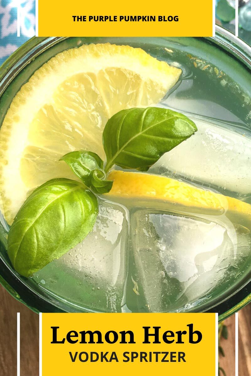 Lemon Herb Vodka Spritzer