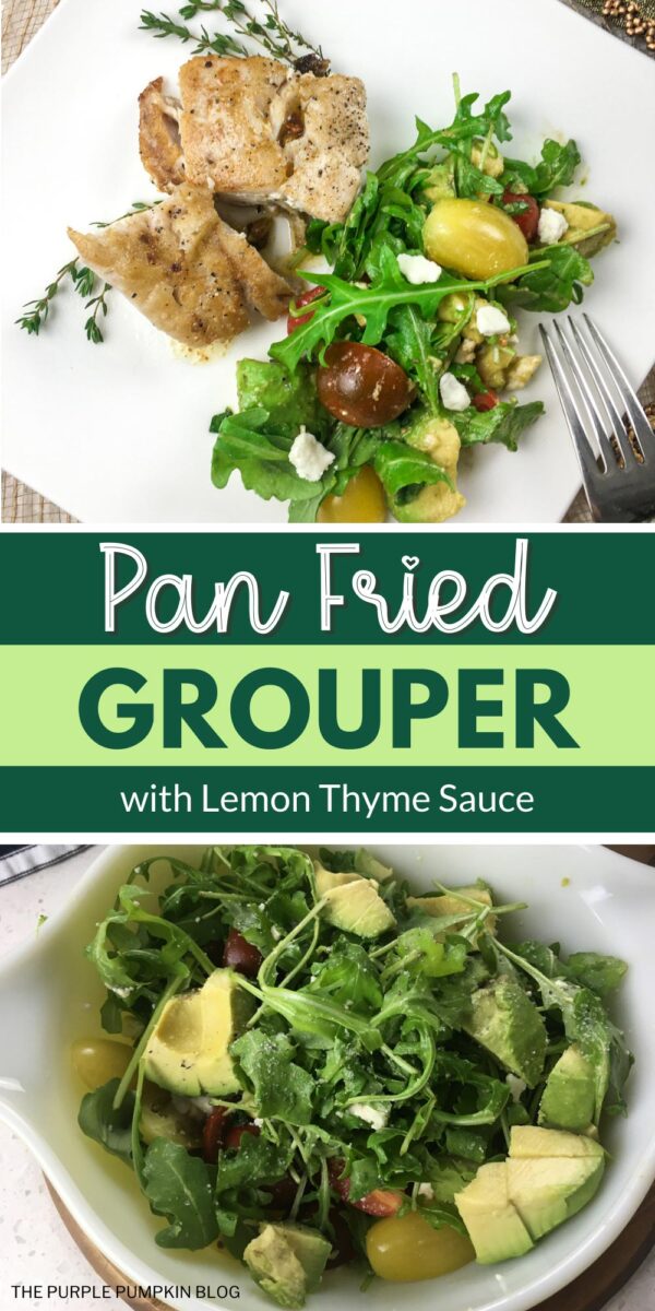 Pan Fried Grouper with Lemon Thyme Sauce
