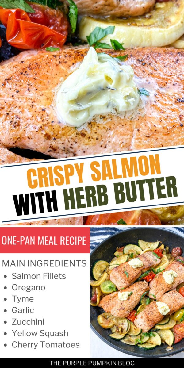 Recipe for Crispy Salmon Fillet with Herb Butter