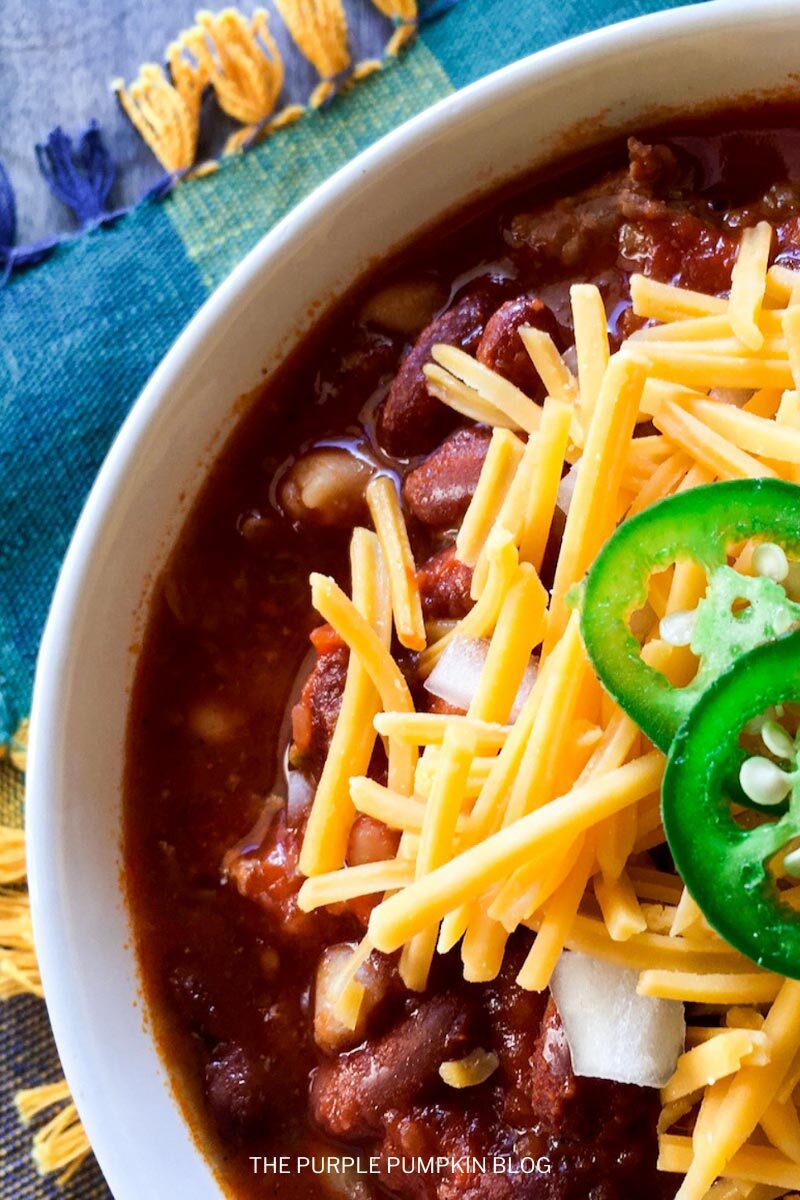 Recipe for Sausage & Bean Chili in the Crock Pot