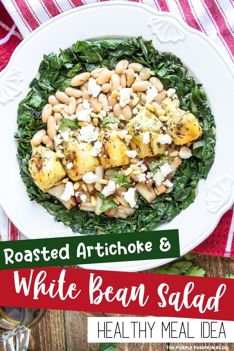 Roasted Artichoke & White Bean Salad Healthy Meal Idea