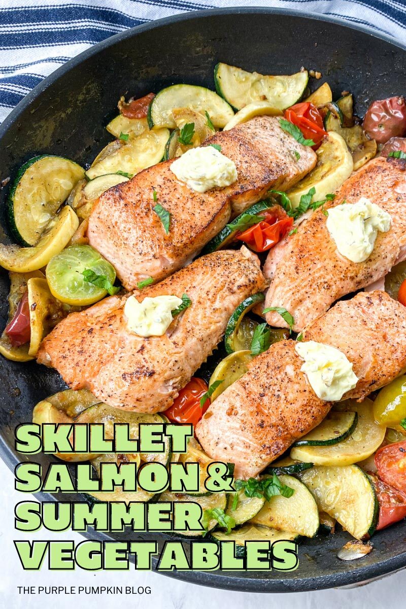 Skillet Salmon & Summer Vegetables