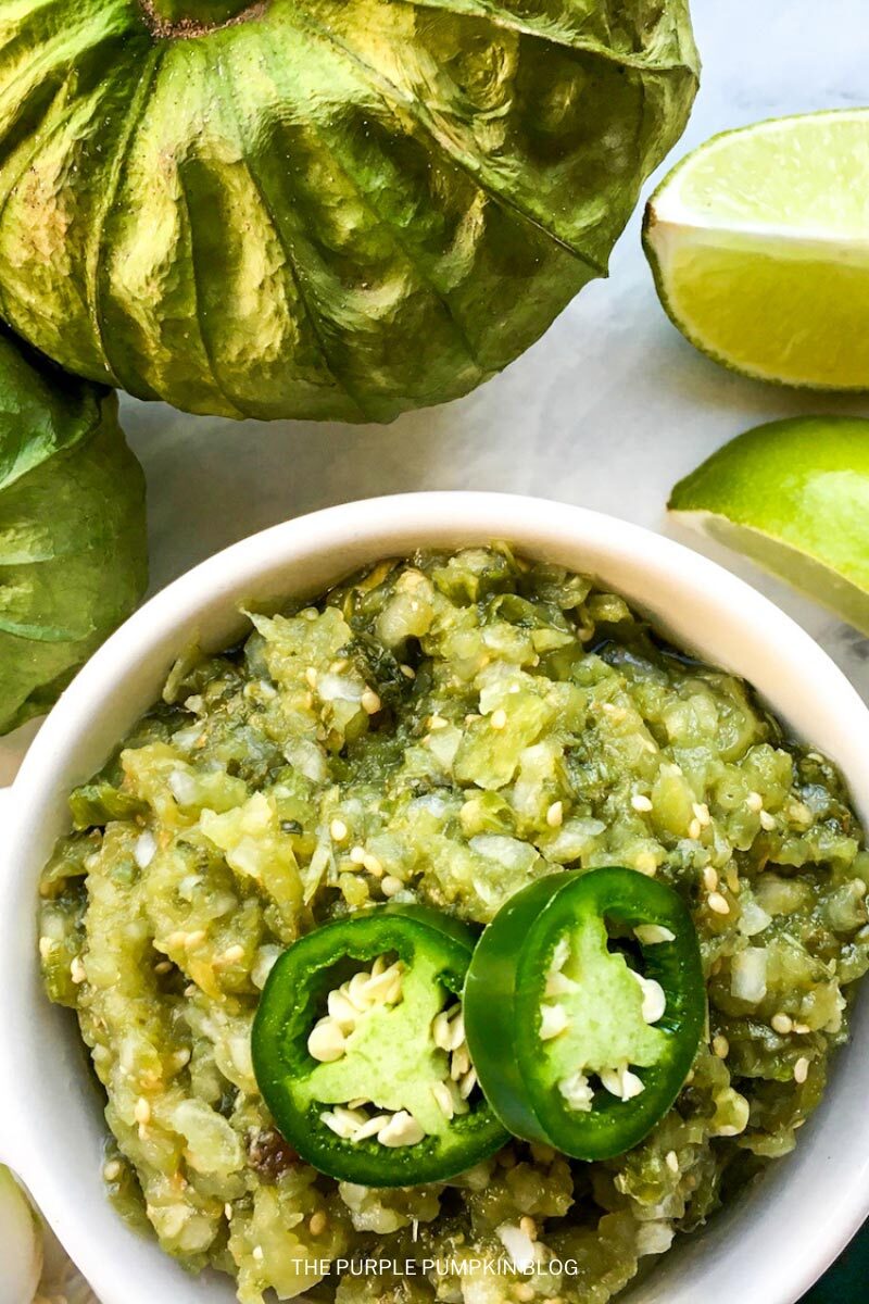Spicy Tomatillo Salsa Verde
