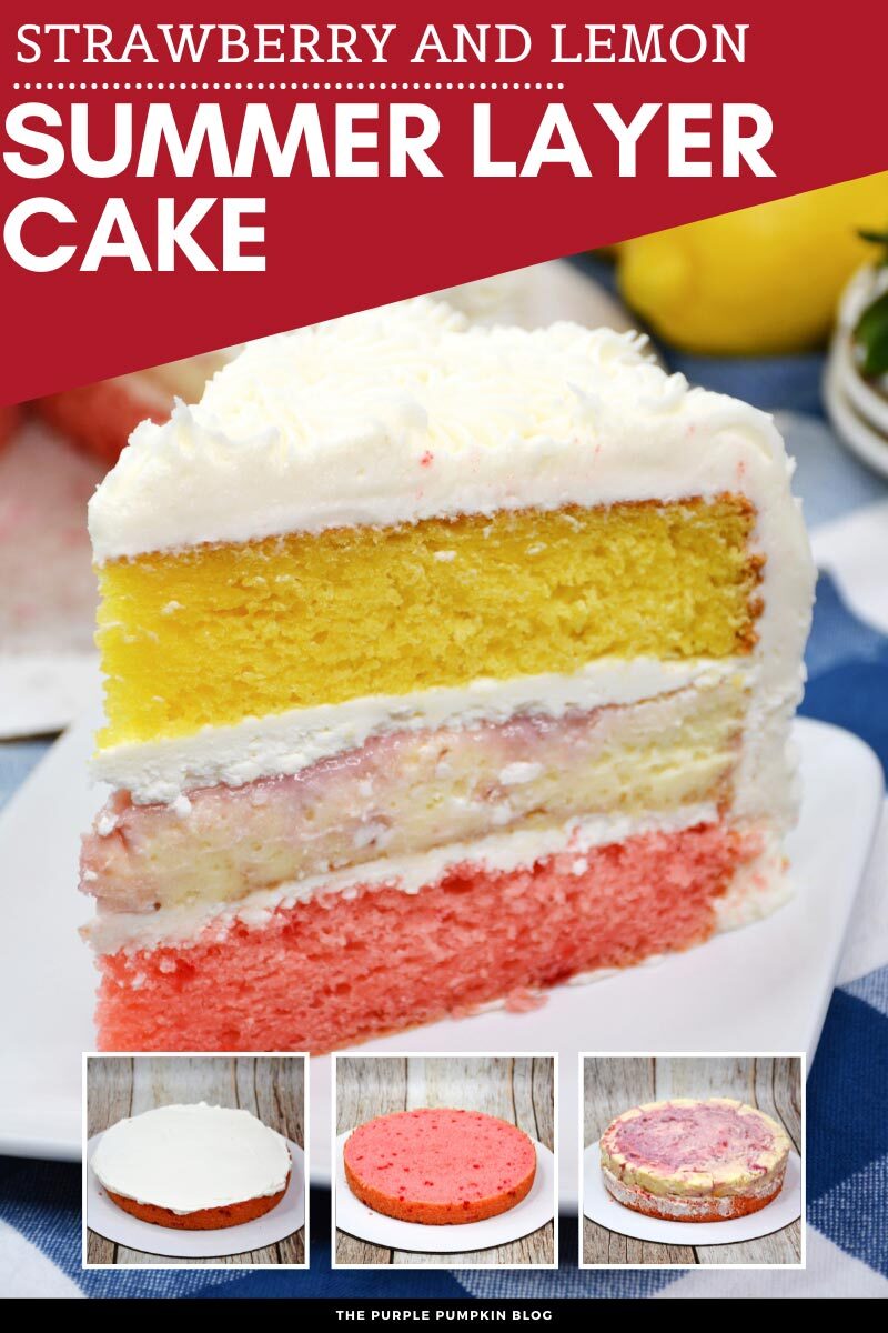 Strawberry and Lemon Summer Layer Cake