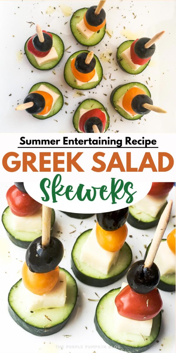 Summer Entertaining Recipe - Greek Salad Skewers