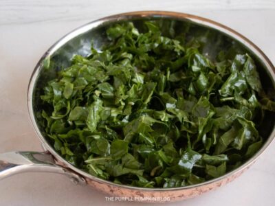 Swiss Chard in a Pan