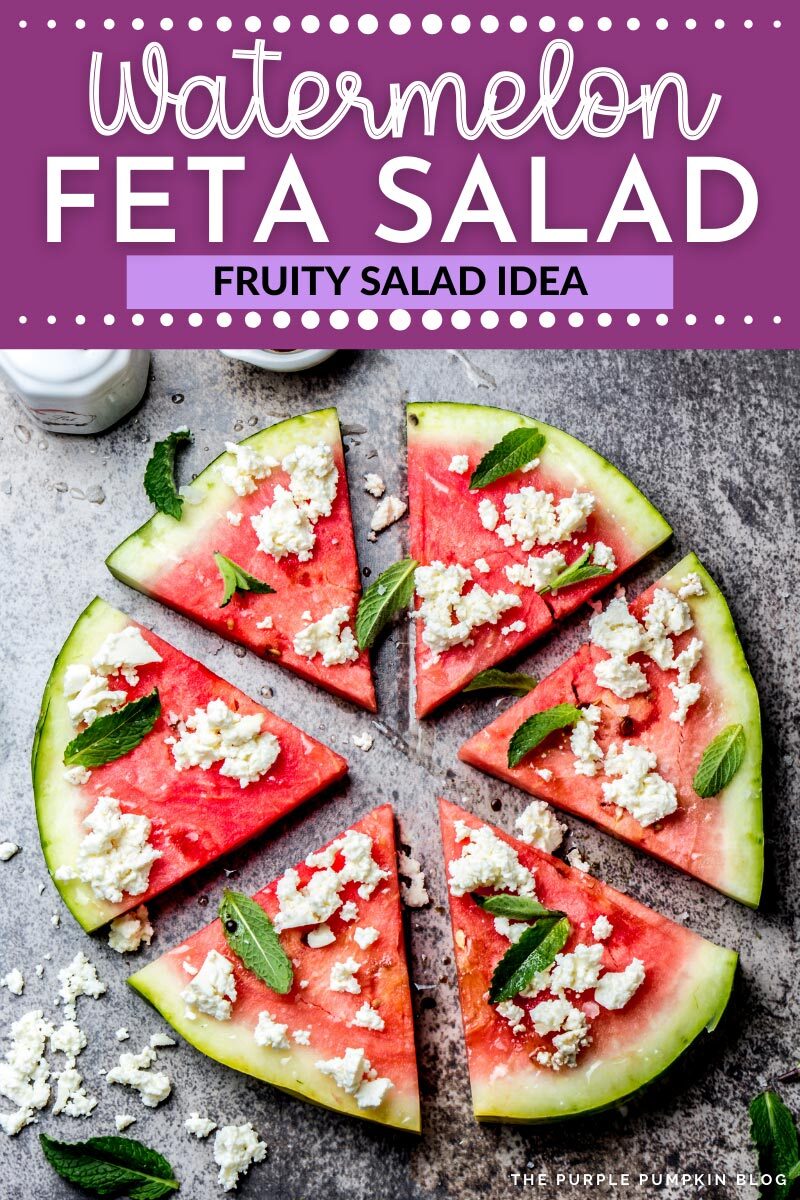 Watermelon Feta Salad - Fruity Salad Idea