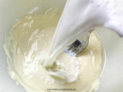 Adding Milk to the White Chocolate