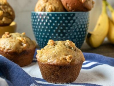 Baked Banana Walnut Muffin