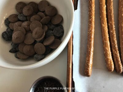 Chocolate Candy Melts & Pretzel Rods