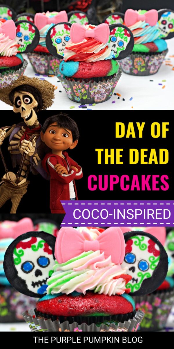 Day of the Dead Cupcakes - Coco-Inspired!