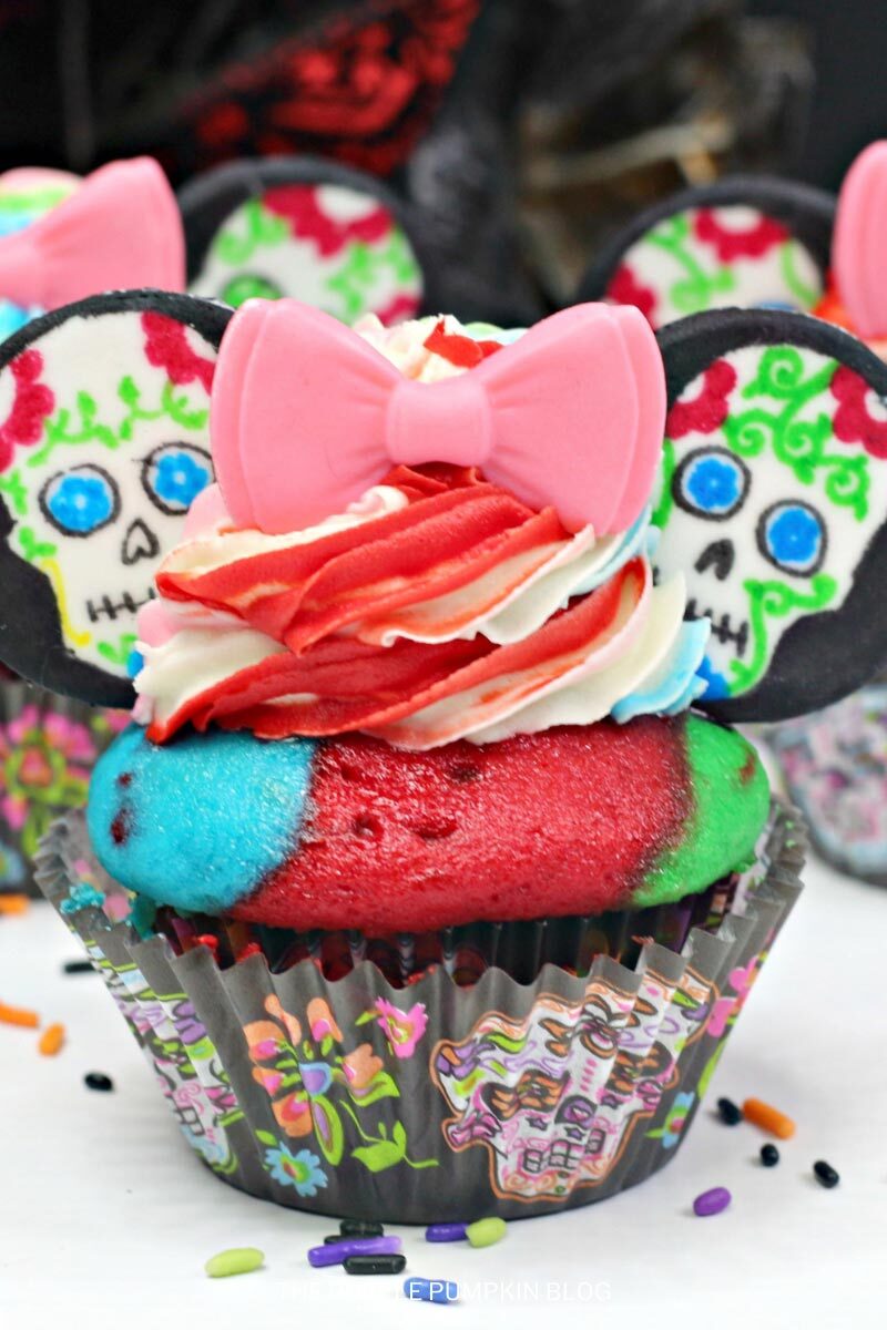 Disney Day of the Dead Cupcakes
