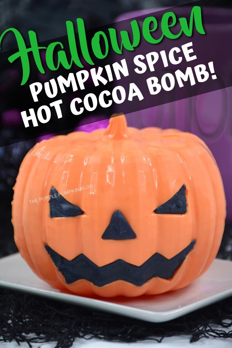 Halloween Pumpkin Spice Hot Cocoa Bomb