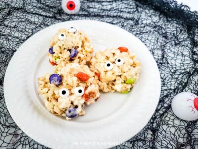 How to Make Rice Krispie Monster Balls for Halloween