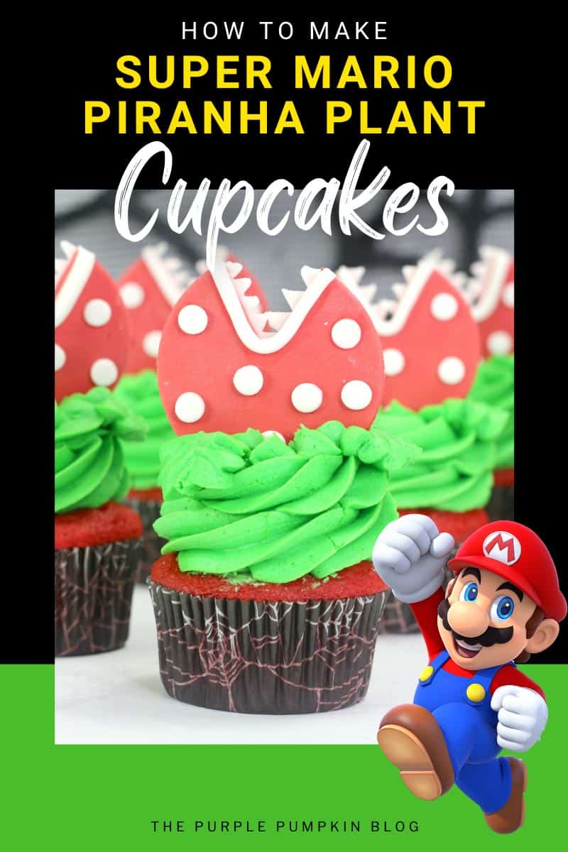 How to Make Super Mario Piranha Plant Cupcakes
