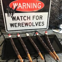 How to Make Werewolf Claw Pretzel Rods