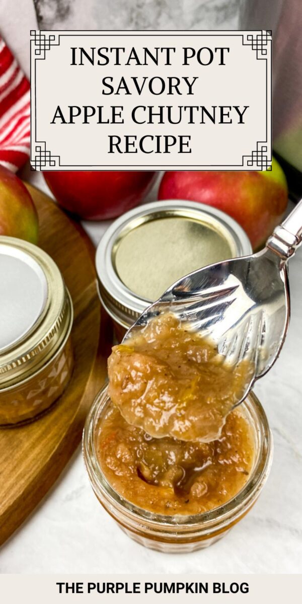 Instant Pot Savory Apple Chutney Recipe