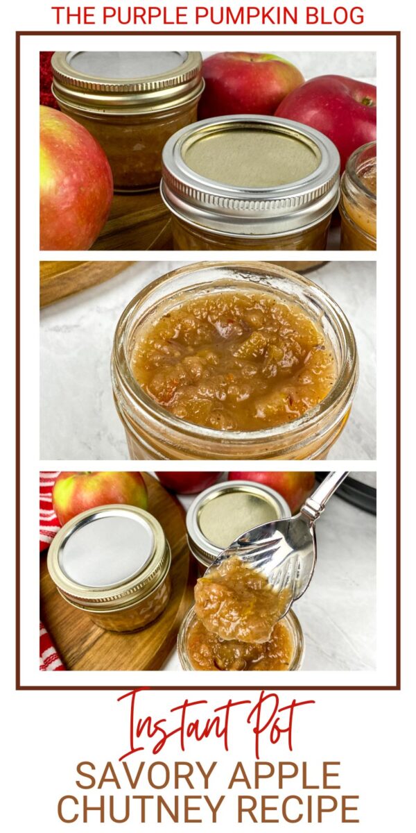 Instant Pot Savory Apple Chutney Recipe