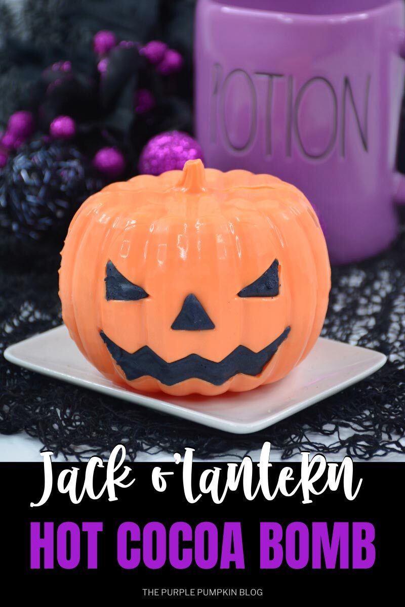 Jack o'Lantern Hot Cocoa Bomb for Halloween