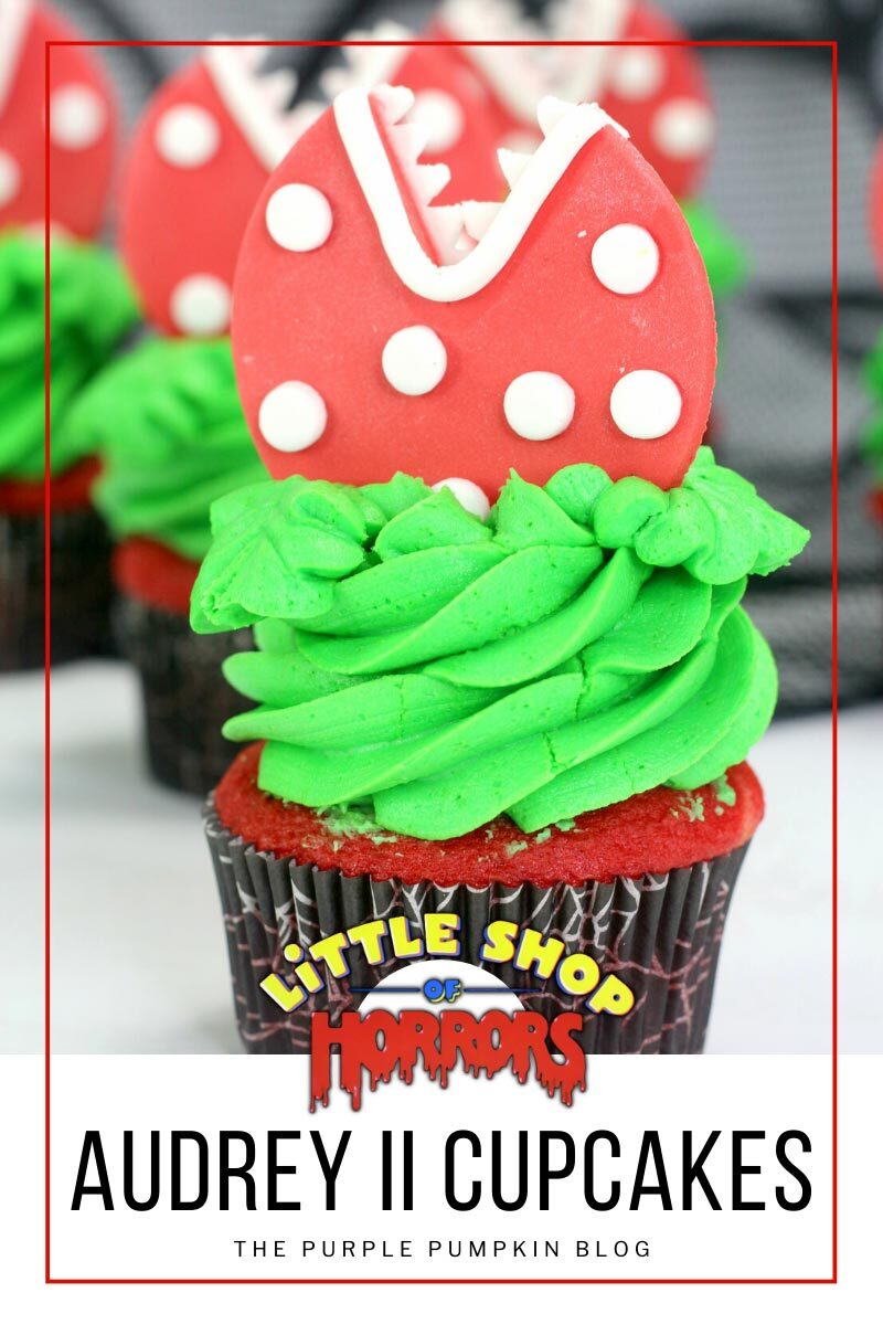 Little Shop of Horrors Audrey II Cupcakes