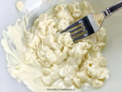 Melting White Chocolate Chips
