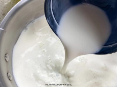Milk in Saucepan