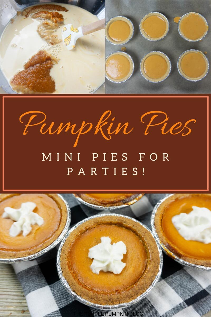 Pumpkin Pies - Mini Pies for Parties!