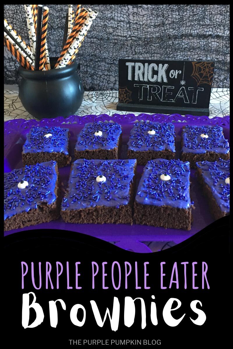 Purple People Eater Brownies