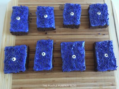 Purple People Eater Brownies (for Halloween!)