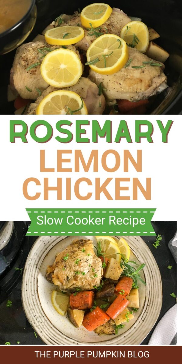 Rosemary Lemon Chicken - Slow Cooker Recipe