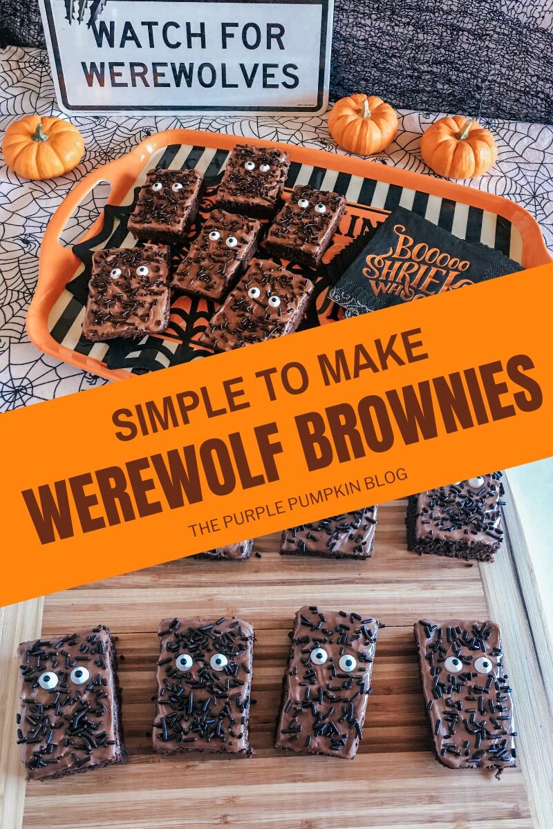 Simple to Make Werewolf Brownies