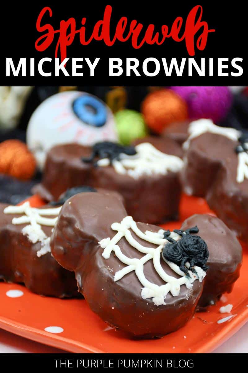 Spiderweb-Mickey-Brownies