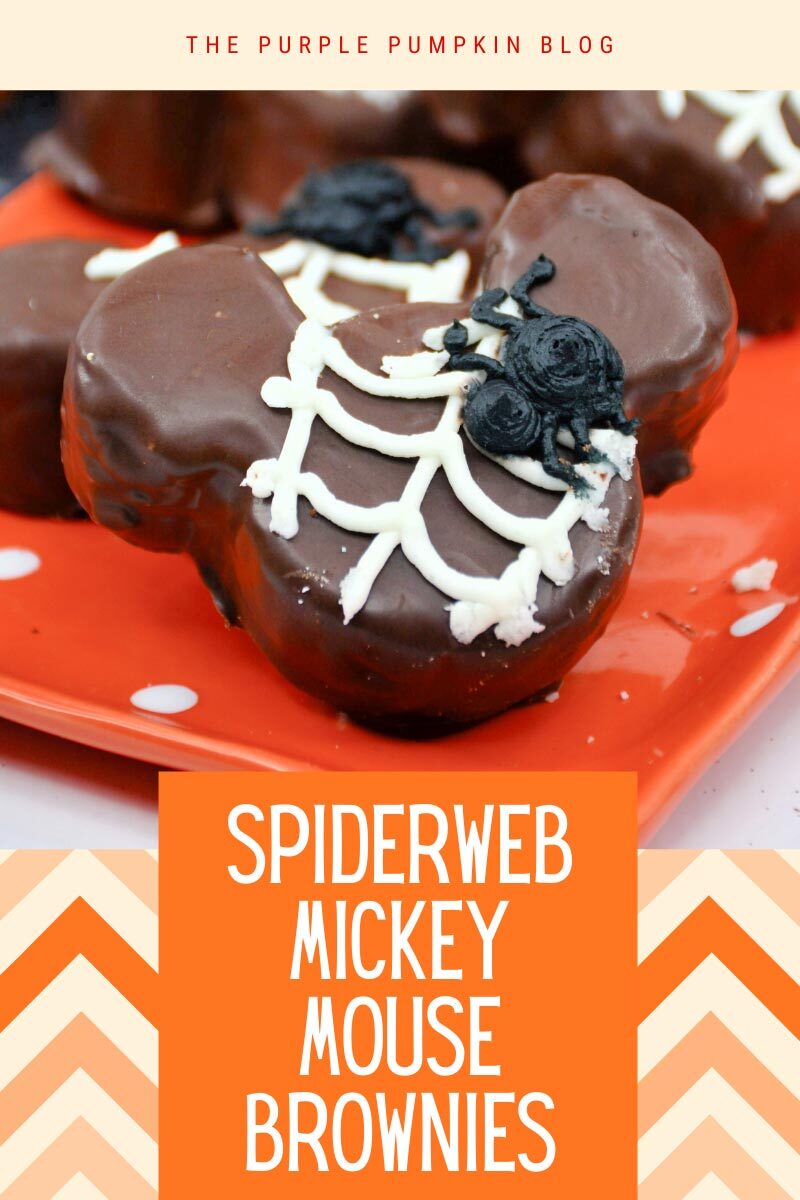 Spiderweb Mickey Mouse Brownies
