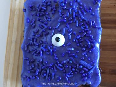 Sprinkles on top of Brownie