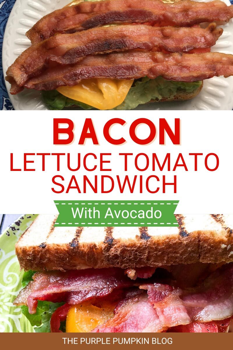 Bacon Lettuce Tomato Sandwich with Avocado