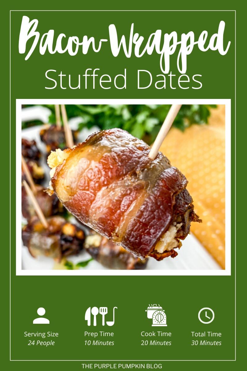 Bacon-Wrapped Stuffed Dates Recipe