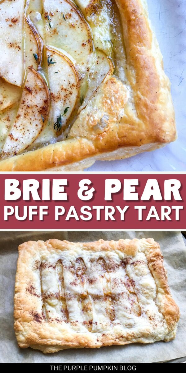 Brie & Pear Puff Pastry Tart