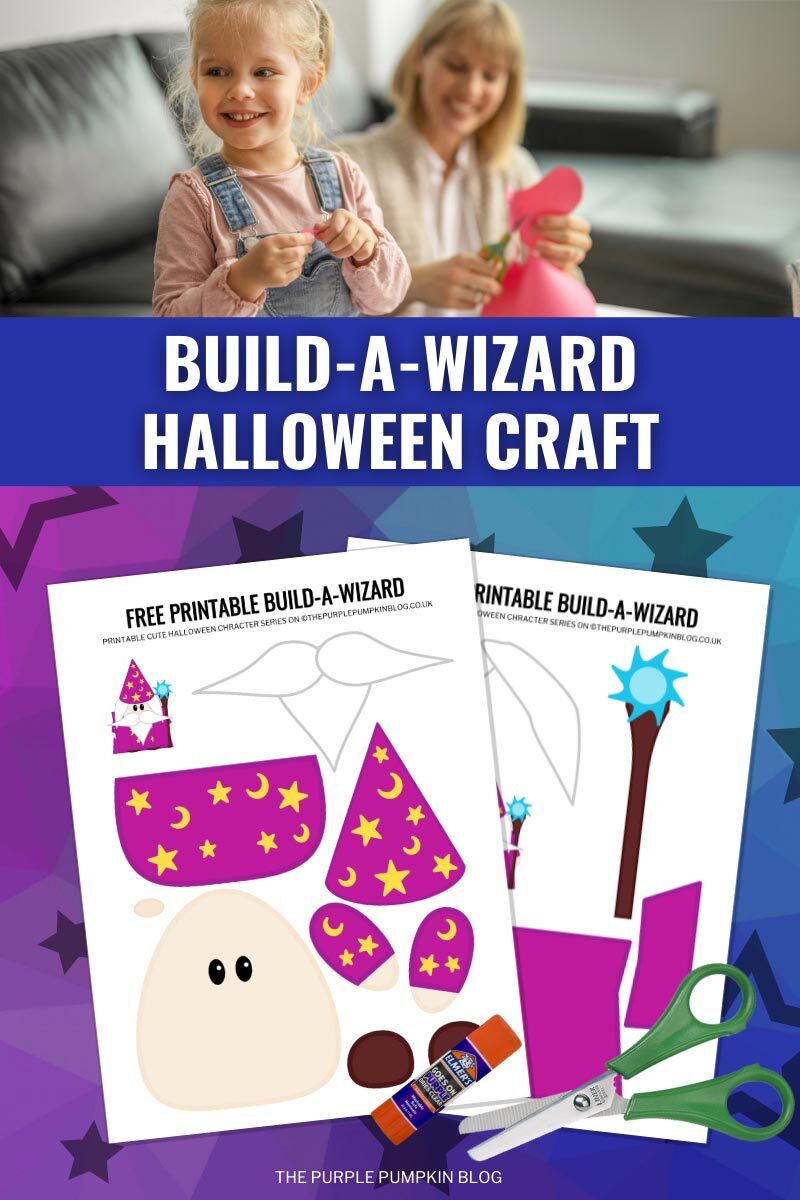 Build A Wizard Halloween Craft