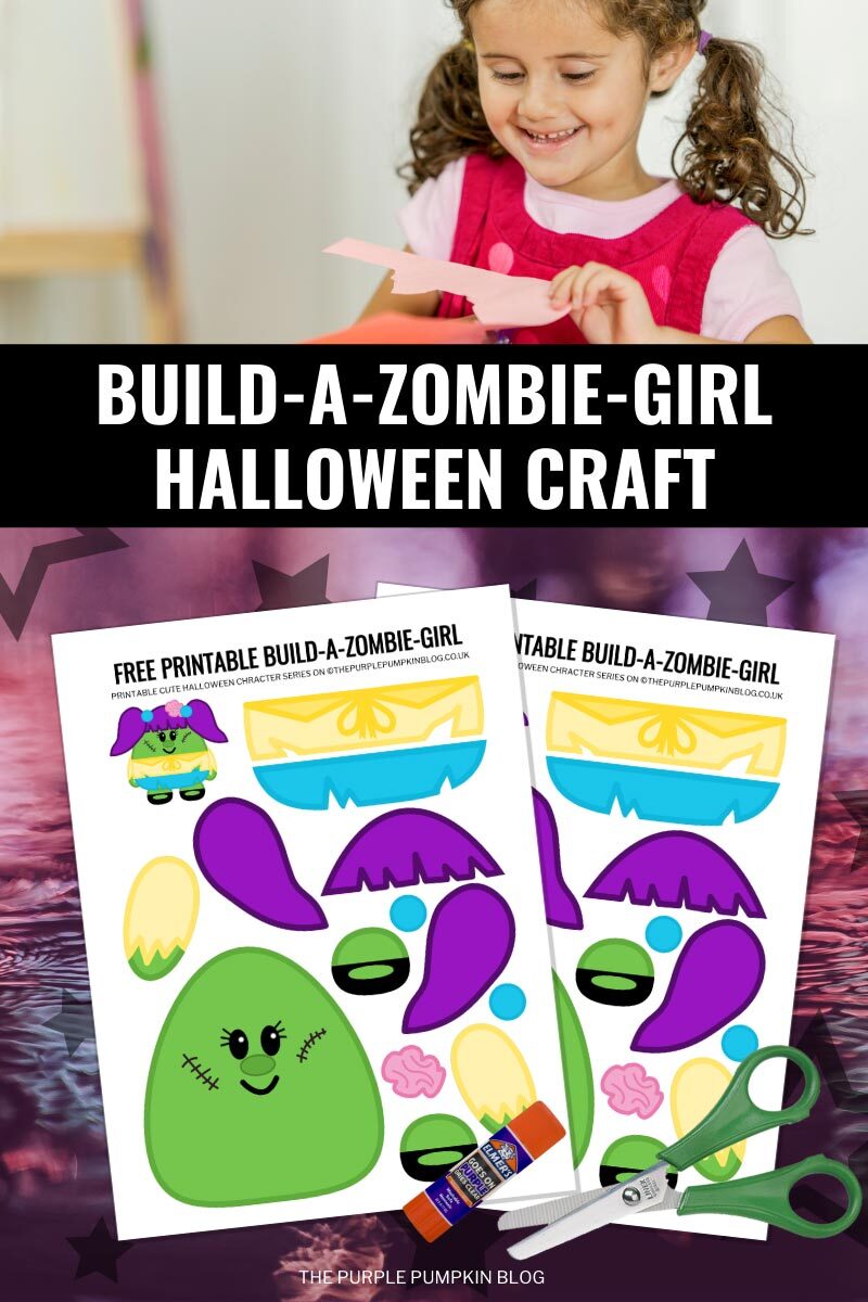 Build-A-Zombie-Girl Halloween Craft