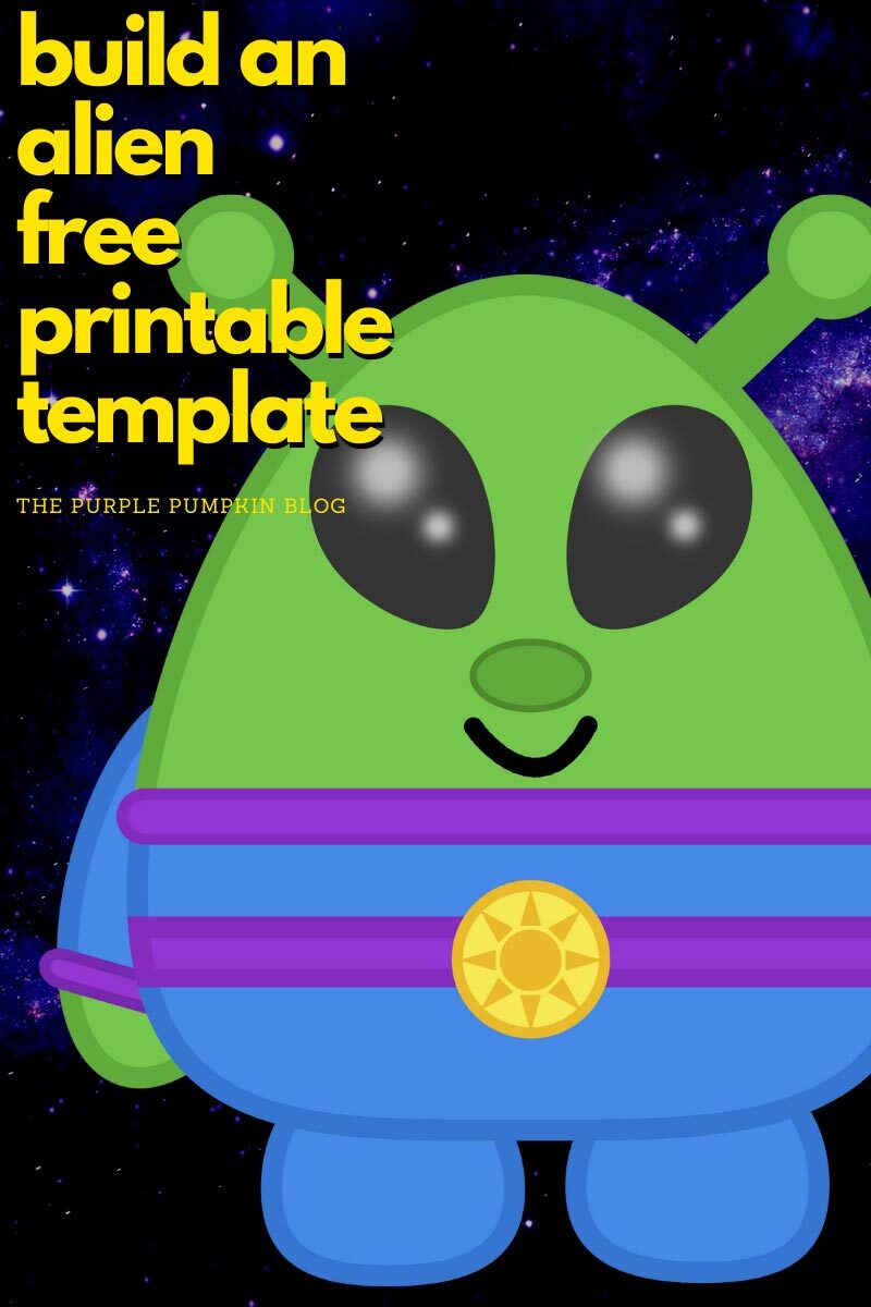 Build An Alien Free Printable Template