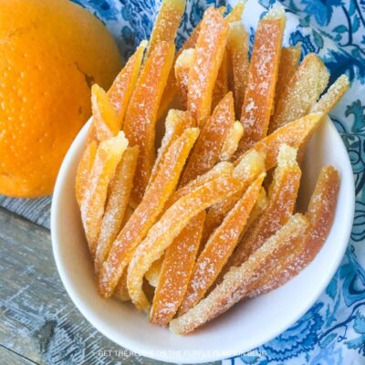 Candied Orange Peel Recipe