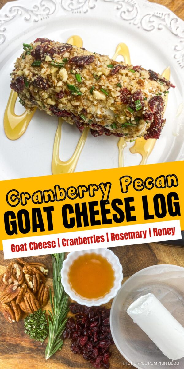 Cranberry Pecan Goat Cheese Log