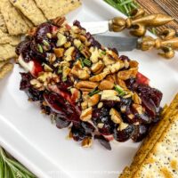 Cream Cheese Spread with Warm Cherry Sauce Recipe