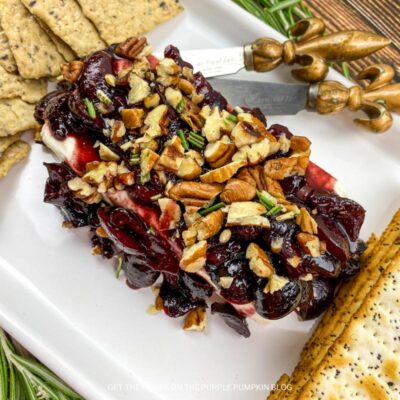 Cream Cheese Spread with Warm Cherry Sauce Recipe