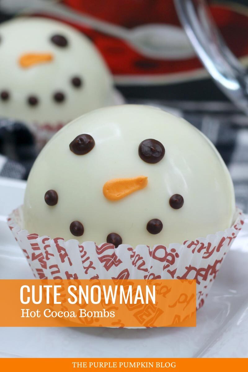 Cute Snowman Hot Cocoa Bombs