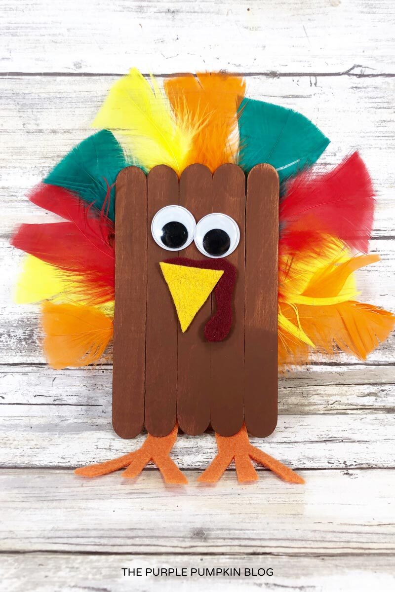 Easy Thanksgiving Turkey Craft for Kids