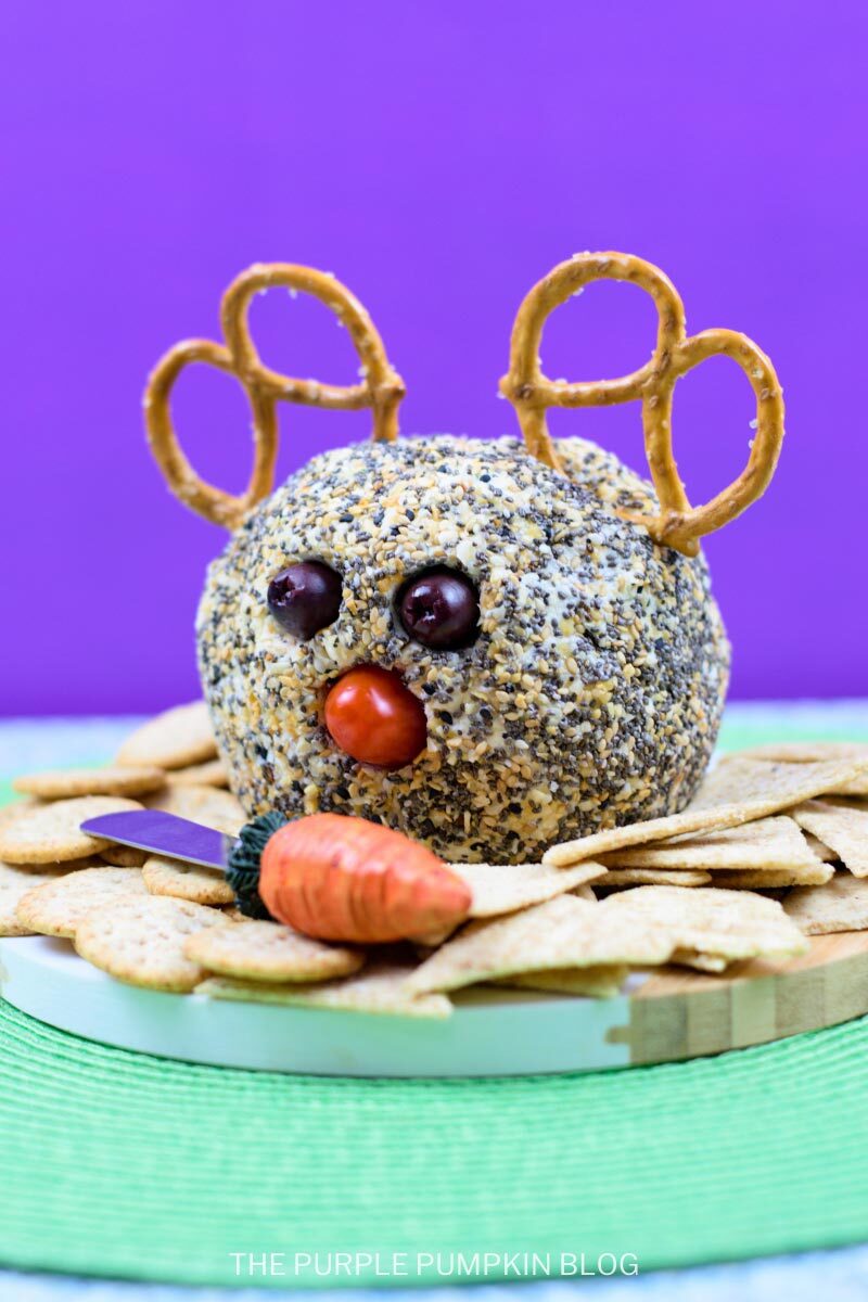 Everything Bagel Ranch Reindeer Cheese Ball